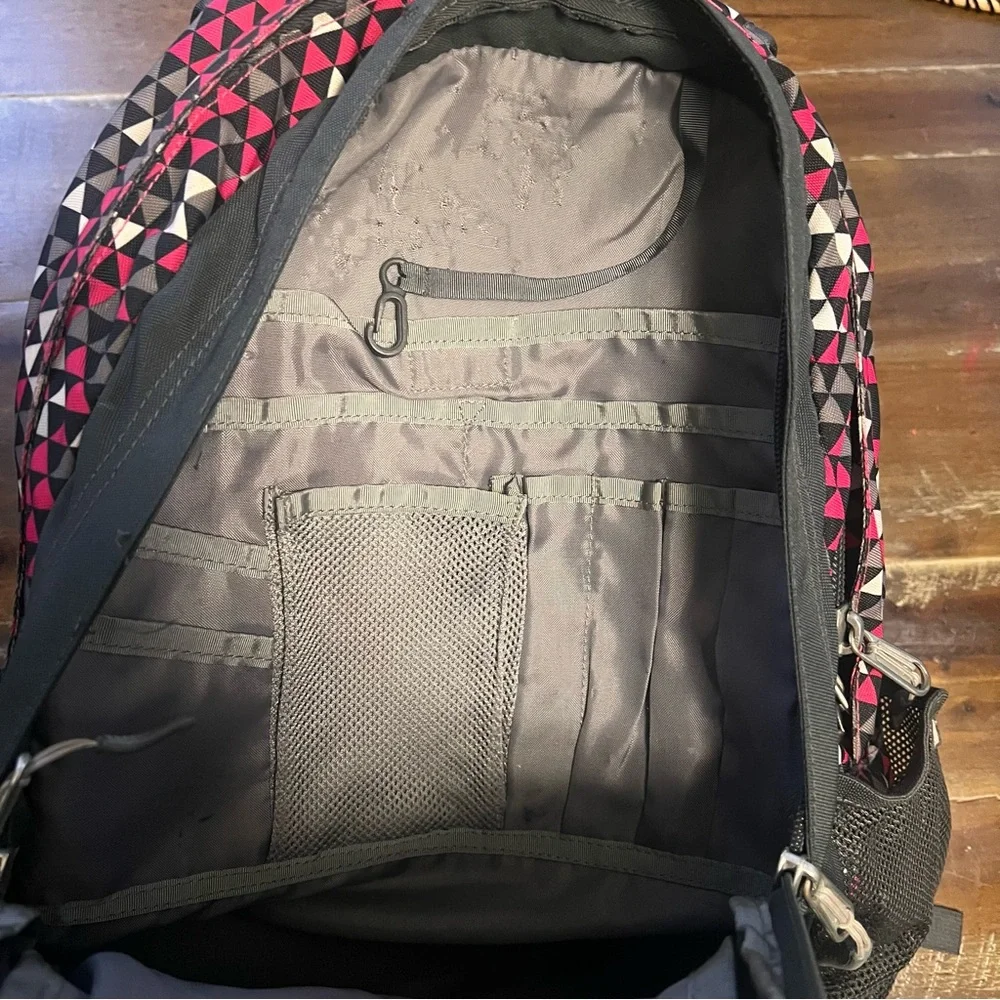 The North Face‎ Jester Backpack Black Pink White Checkered